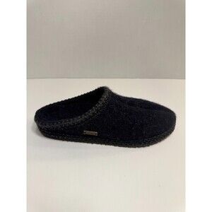 .9007 Halflinger Slippers Navy US-10 Womens